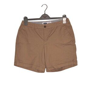 Old Navy Women's Everyday Shorts Size 6 Tan Cotton Blend Summer